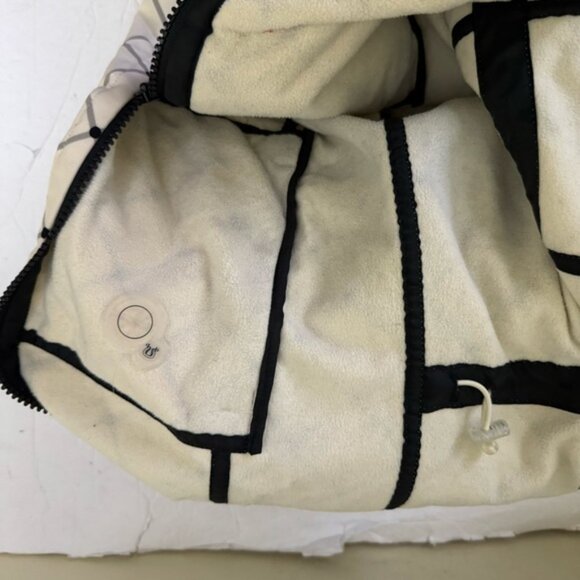 Lululemon RARE Apres Hood Coat Trench Check Jacket Light Water Resistant Zip 6 - Picture 9 of 15